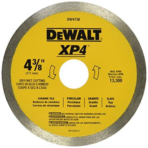 DEWALT 4-3/8" Wet/Dry Tile Blade Amazon