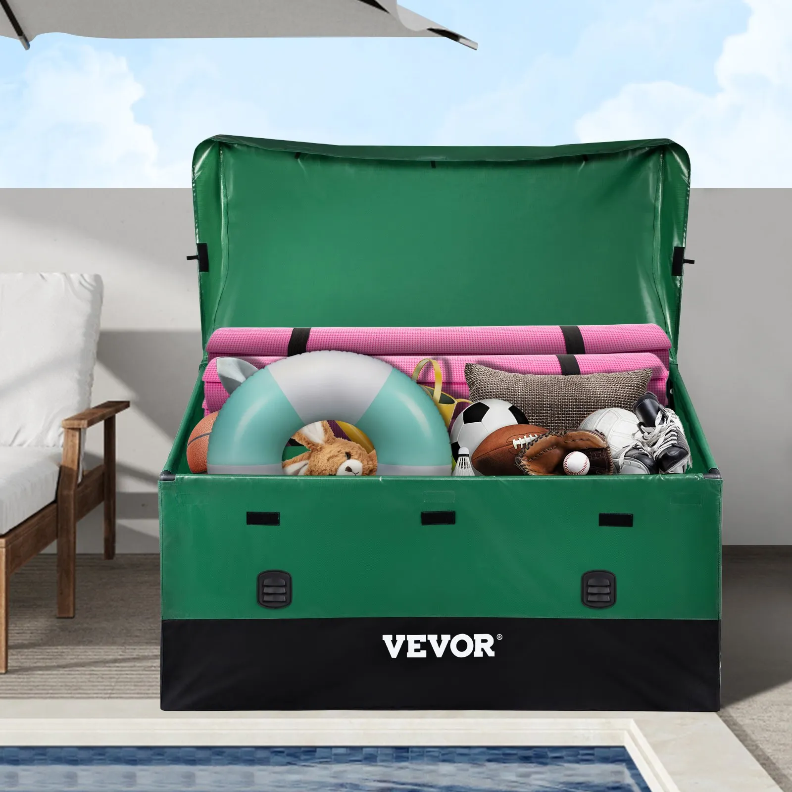 150-Gallon Outdoor Storage Box $53