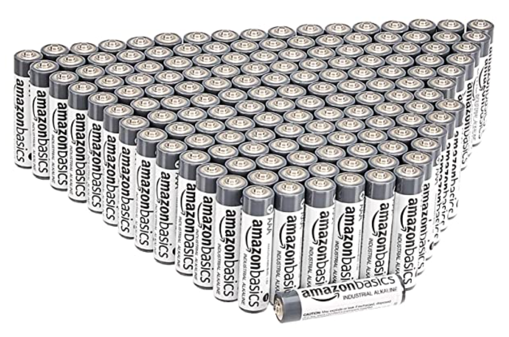 250-Pack Amazon Basics AAA Industrial Alkaline Batteries Amazon
