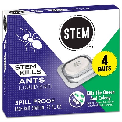 STEM Ant Bait Liquid Indoor Ant Trap - 4ct: Kills Pests, Ready to Use, Spinosad Active Ingredient