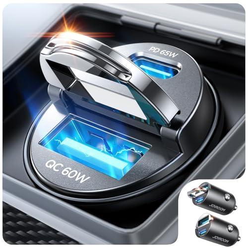 2-Pack JOYROOM 125W Dual-Port USB-C Car Charger w/ Pull Ring Amazon