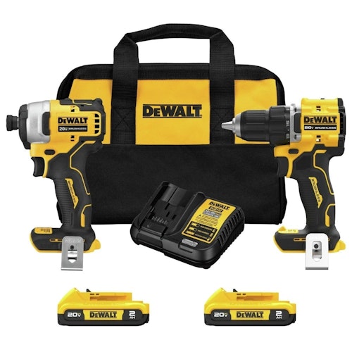 Certified Refurb DeWalt Atomic 20V MAX Lithium-Ion Cordless Combo Kit