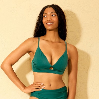 Women's Keyhole Underwire Bikini Top - Shade & Shore™ Green 36D