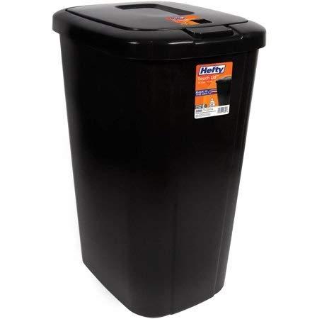 Hefty Touch-Lid 13.3 Gallon Trash Can Walmart
