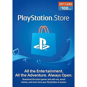 $100 PlayStation Store eGift Card (Digital Delivery) ~$86.85