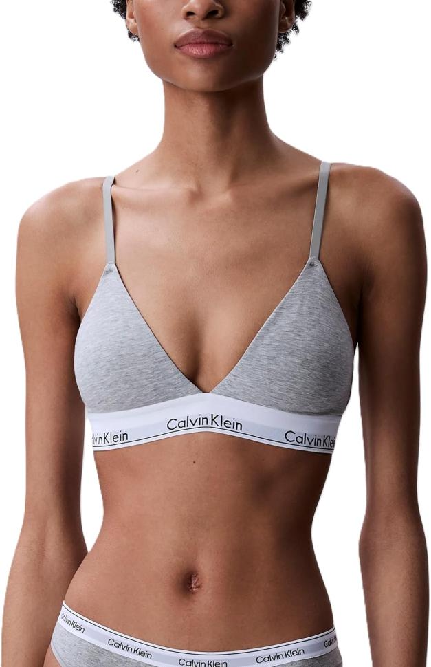 Calvin Klein Women's Modern Cotton Lightly Lined Triangle Wireless Bralette Amazon