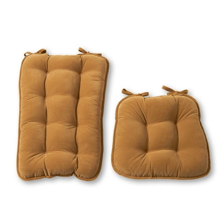 Greendale Home Fashions Cherokee Khaki Jumbo 2-Piece Rocking Chair Cushion Set
