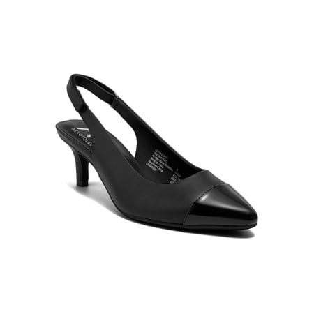 Aerosoles Louis Women's Velcro Slingback Comfort Kitten Heel