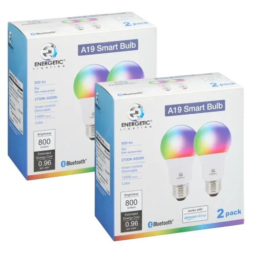 4pk LED Alexa Smart Color Bulbs $15