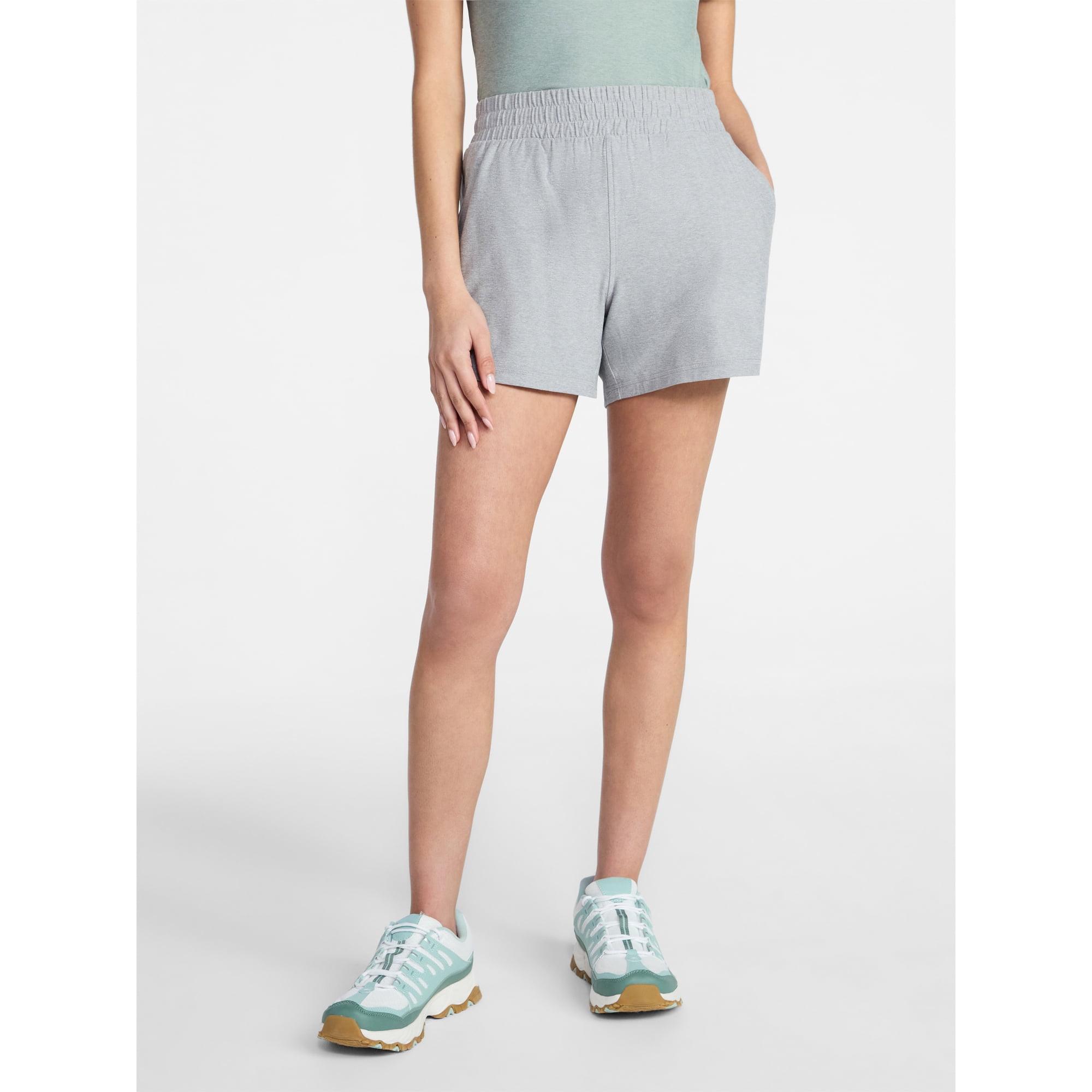 Athletic Works Women's ButterCore Performance Shorts, 4.5" Inseam, Sizes XS-XXXL