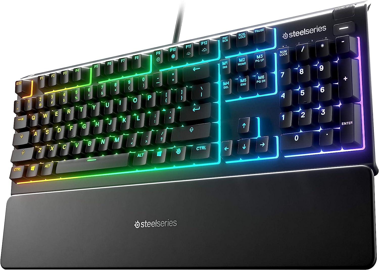 SteelSeries Apex 3 RGB Backlit Wired Gaming Keyboard Computers.woot!