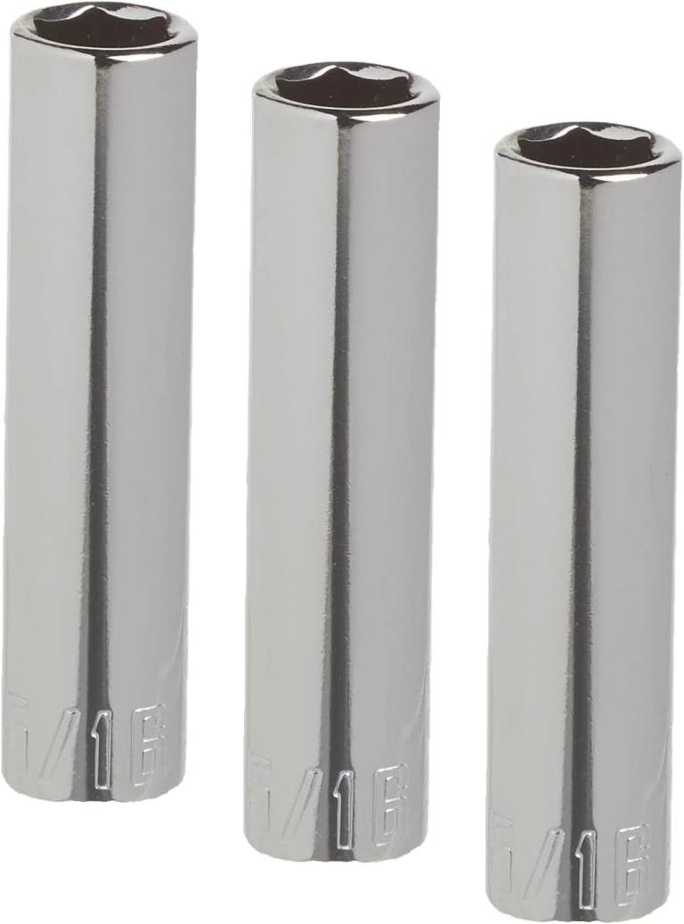 3-Pack Craftsman 1/4" Drive 5/16" 6-Point Deep Socket Set Amazon