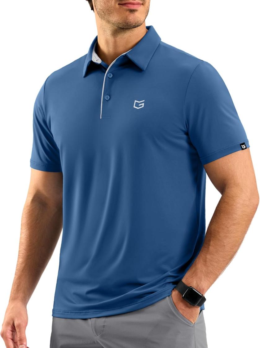 G Gradual Men's Dry Fit Short Sleeve Golf Polo Shirt Amazon