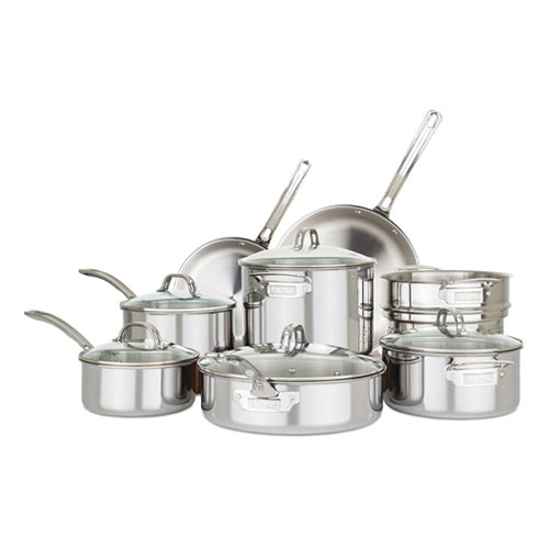 13pc Viking Stainless Cookware Set $314