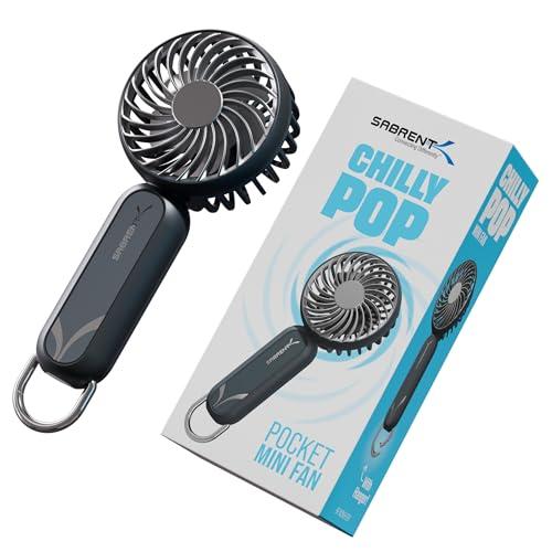 SABRENT ChillyPop Mini Portable Fan with Hanger Amazon
