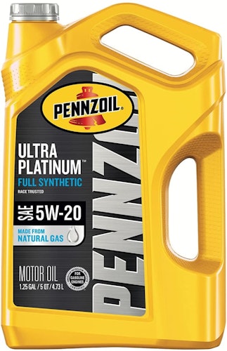 Pennzoil Ultra Platinum Full Synthetic 5W-20 Motor Oil 5-Quart Jug