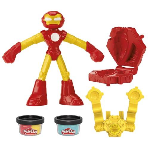 Play-Doh Marvel Iron Man Blast Launcher with Bendy Action Figure Amazon