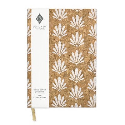 Designer Papers Undated Perfect Bound Cork Journal 5.875"x8.25" Floral
