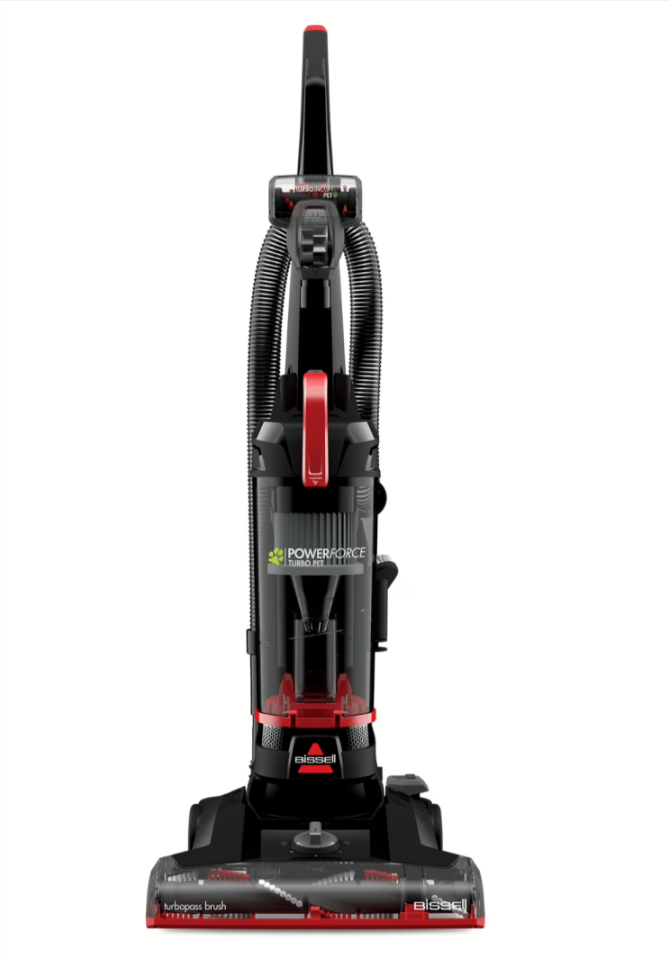 BISSELL PowerForce Helix Turbo Pet Bagless Upright Vacuum Walmart