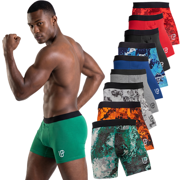 10-Pack Under Project Micro Modal Men's Boxer Briefs meh.com