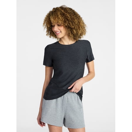 Athletic Works Women's and Women's Plus Performance ButterCore Tee, Sizes XS-4X