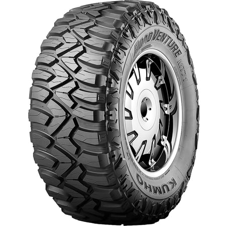 Kumho Road Venture MT71 Mud Terrain LT265/75R16 123/120Q E Light Truck Tire Fits: 2000-02 Dodge Ram 2500 Base, 2013-14 Toyota FJ Cruiser Base