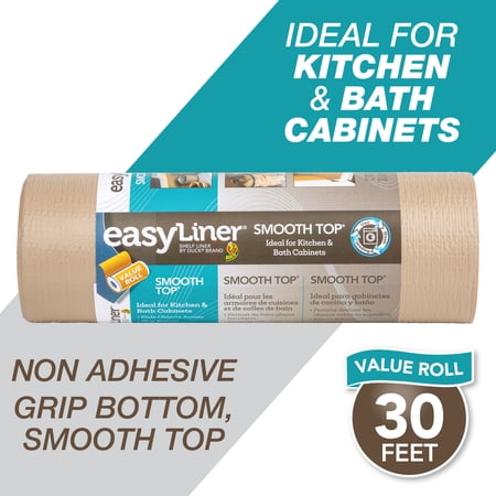 Smooth Top EasyLiner Shelf Liner, Taupe 12" x 30' 1 Rolls