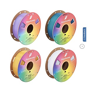 Costco Members: 4-Pk Polymaker 1kg 1.75mm PLA 3D Printer Filament Colorful Bundle $56 + Free S&H
