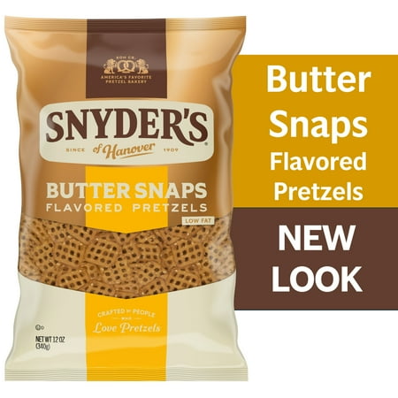 Snyder's of Hanover Butter Snaps Pretzels, 12 oz Bag