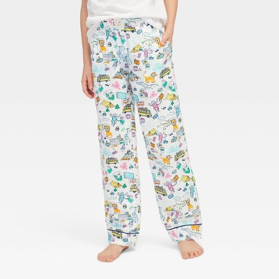 Boys' Roadtrip Pajama Pants Blue/Yellow/Pink - Roller Rabbit x Target XS