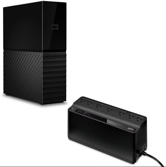 Toshiba WD 4TB My Book Desktop External Hard Drive w/ APC Battery Walmart