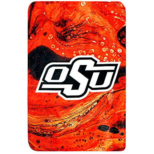 College Covers Everything Comfy Oklahoma State Cowboys Color Swept Soft Throw Blanket, 42" x 60"
