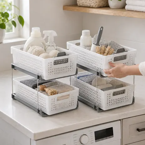 2 Under Cabinet 2-Tier Organizers $20