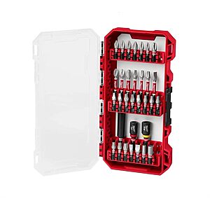 32-Pc Milwaukee Shockwave Heavy Duty Impact Driver Bit Set $16 + Free Pickup