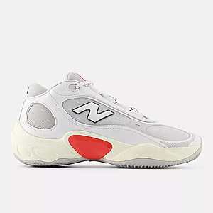New Balance Men's Fresh Foam BB V3 Sneakers (White/Blast Red) $68.60