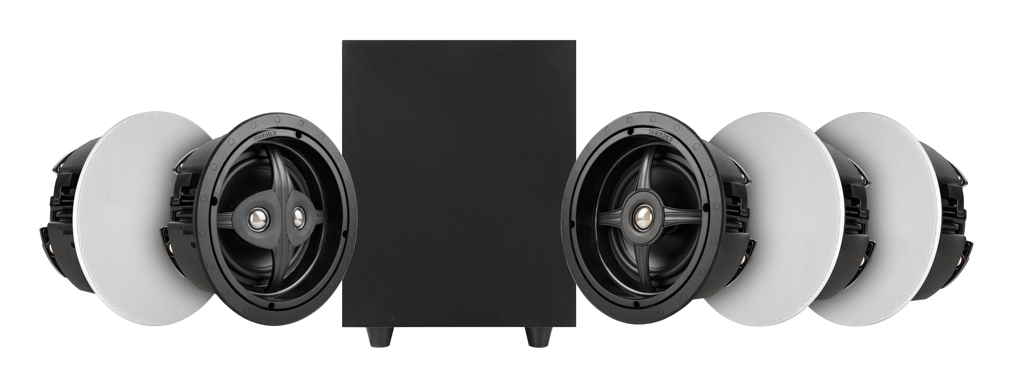 Sonance - MAG5.1R - Mag Series 5.1-Ch. 6 1/2" Surround Sound In Ceiling Speaker System (Each) - Paintable White