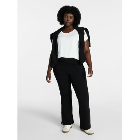 Terra & Sky Women's Plus Flare Leggings, Sizes 0X-5X