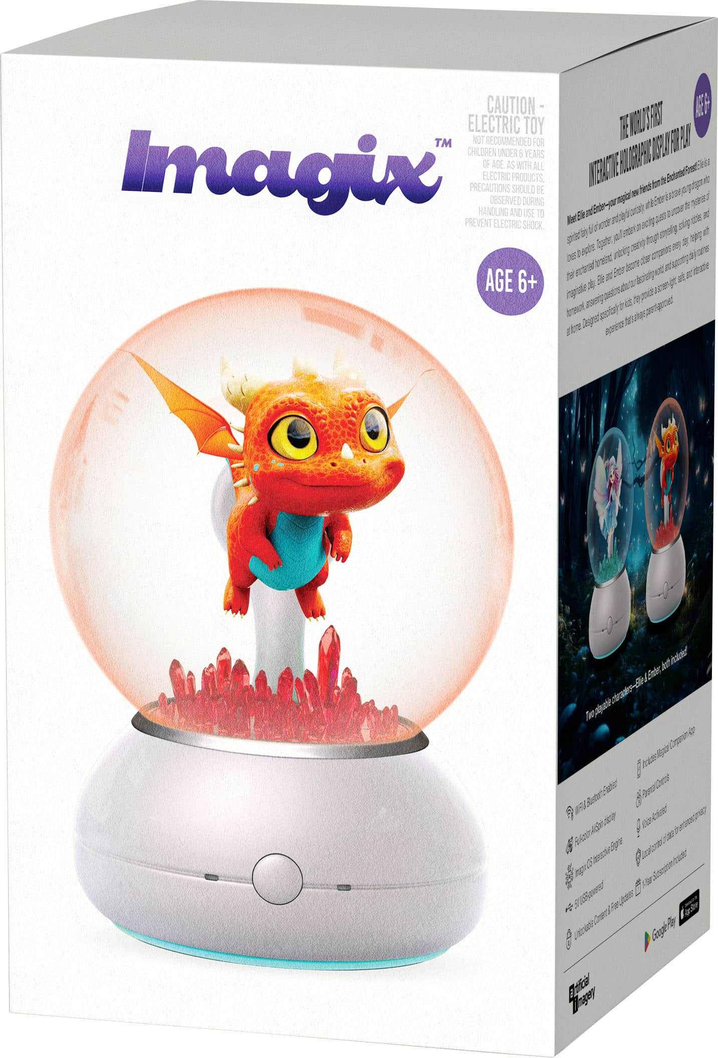Imagix - Holographic Companion for kids - White
