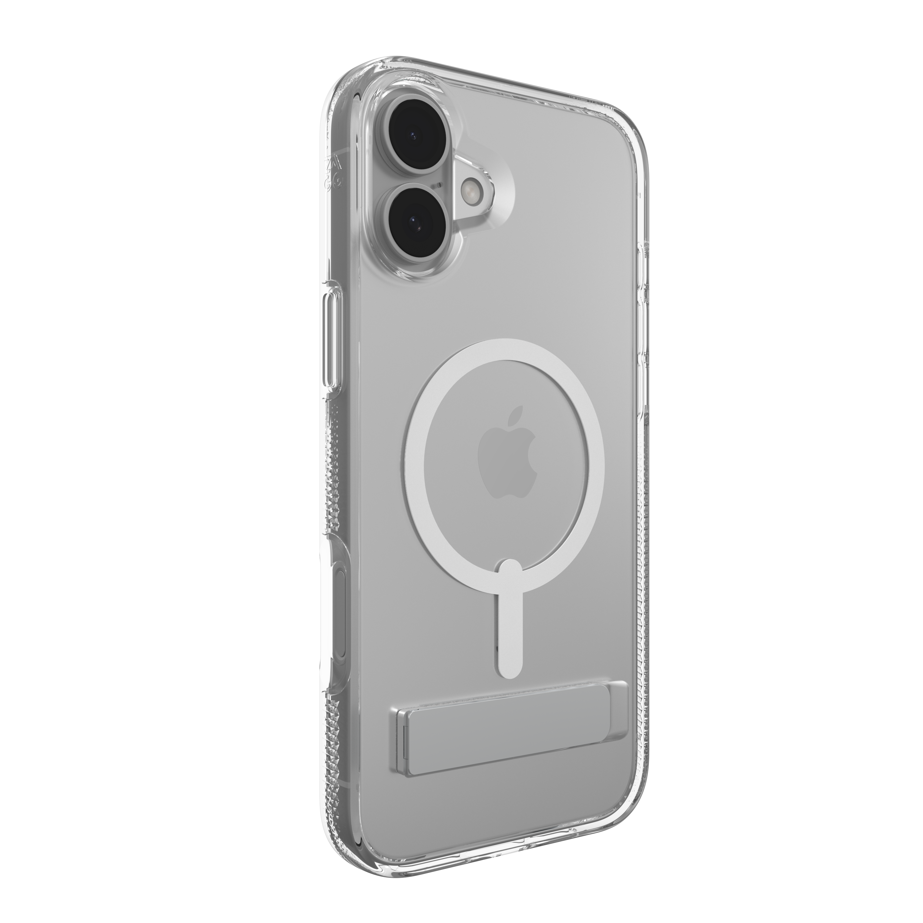 ZAGG - Crystal Palace Snap MagSafe Compatible Case w/ Kickstand for Apple iPhone 16+ - Clear