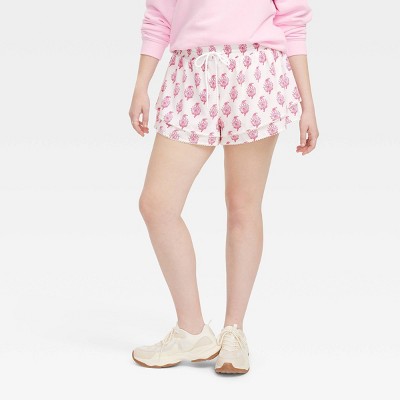 Women's Bouquet Drawstrings Shorts Pink - Roller Rabbit x Target L