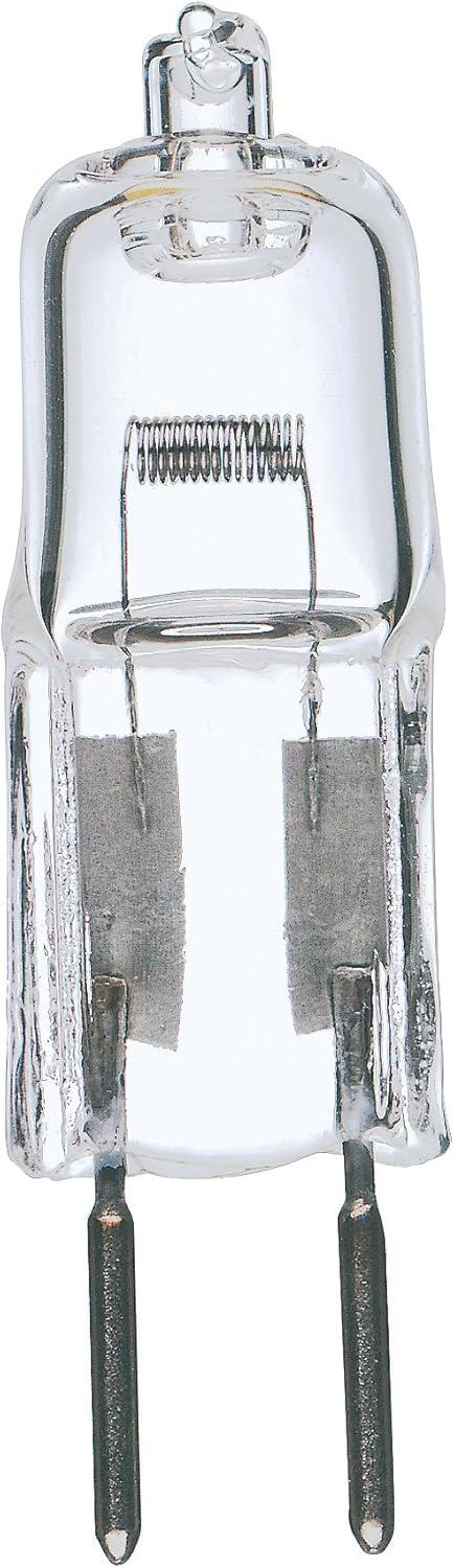Satco S3171 10 Watt 120 Lumens T3 Halogen G4 Base 12 Volt Cear Light Bulb, Dimmable