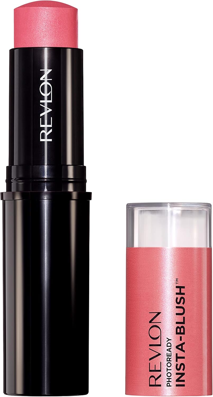Revlon PhotoReady Insta-Blush Stick for Cheeks, Face Makeup with Cream to Powder Formula, High Impact Color, Moisturizing, Candy Kiss 310, 1.15 Oz