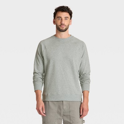 Men's Vintage French Terry Crewneck Sweatshirt - Goodfellow & Co™ Heather Gray XXL