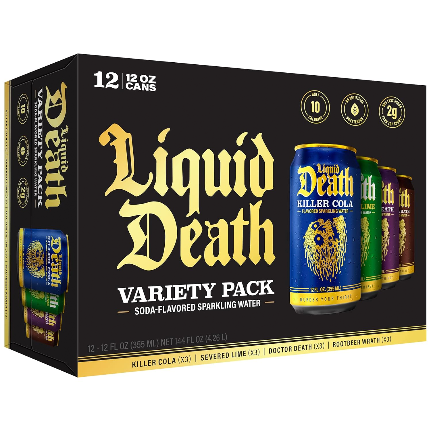 12ct Liquid Death Variety Pack $12