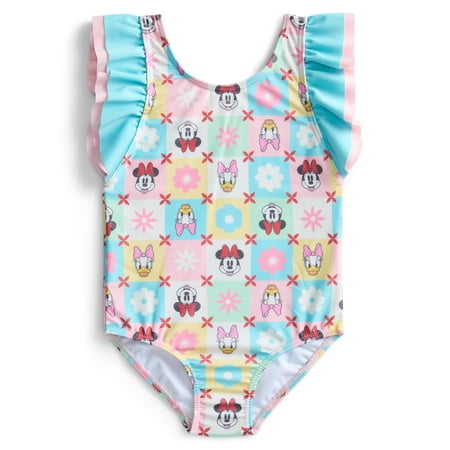 Character Toddler Girl One- Piece Swimsuit, Sizes 12M-5T