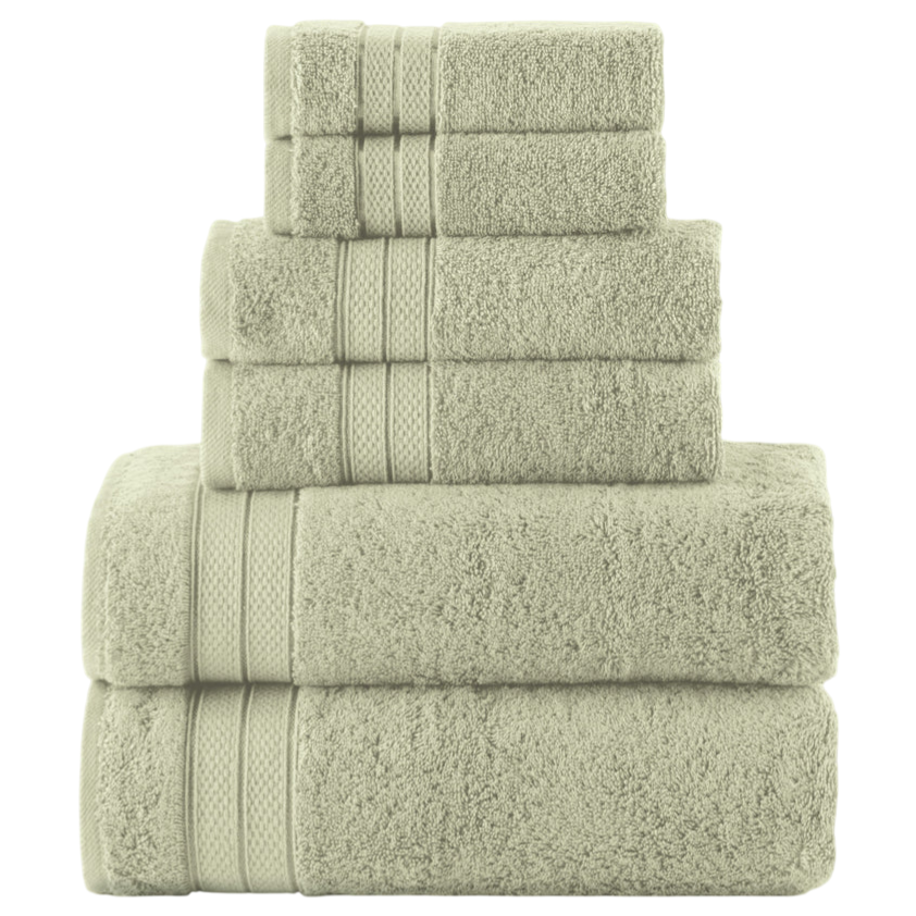 6pc Towel Set in 20+ Colors, $29 Shipped