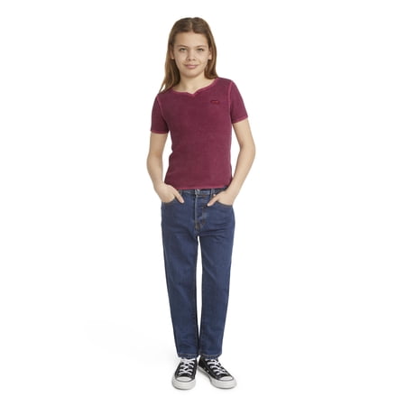 Levi's Girls Waffle Short Sleeve Top, Sizes 4-16