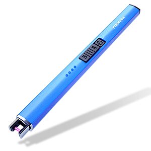 FUKKUDA USB Rechargeable Electric Candle Lighter (Sapphire Blue) $3.95