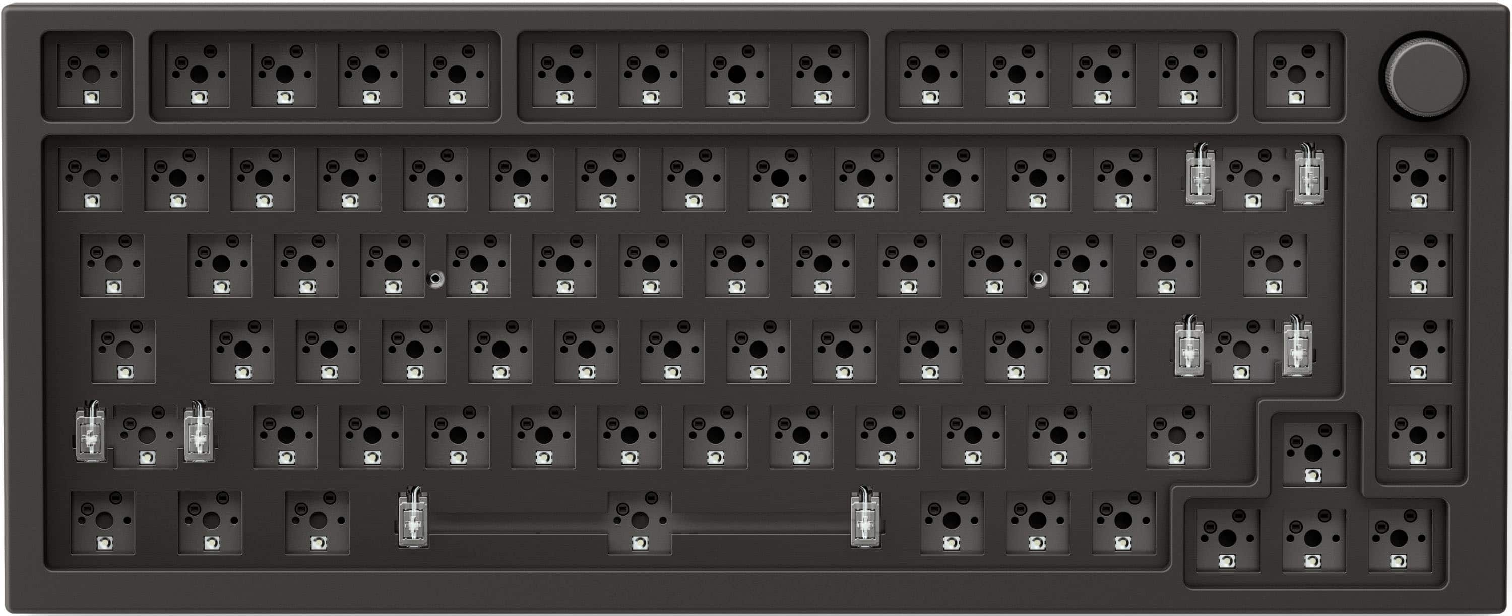 Glorious - GMMK Pro Barebone High Profile Gasket Mounted RGB 75% Wired Mechanical Keyboard - Black
