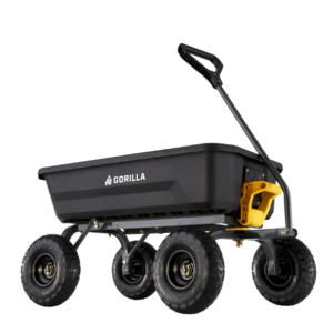 Select Stores: 4 Cu. ft. Gorilla Carts 600 lbs Poly Garden Dump Cart $128 + Free S&H